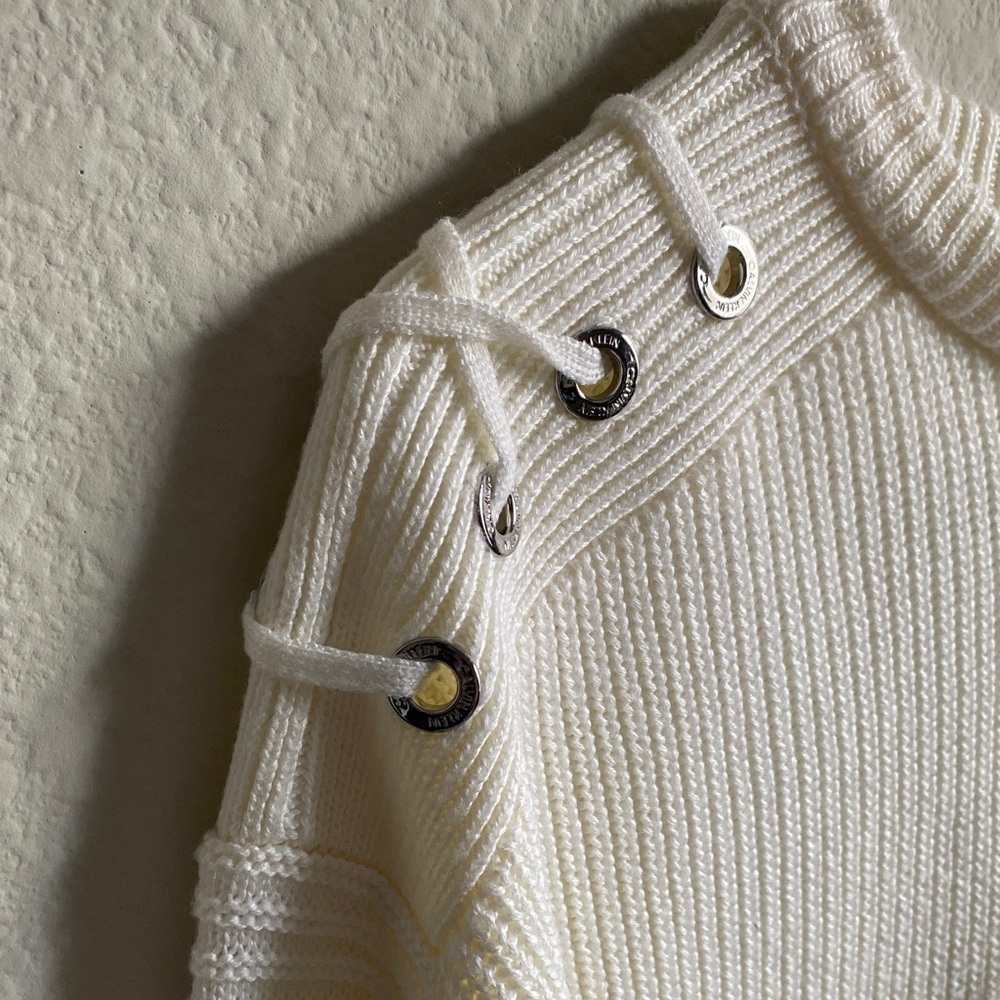 Women’s Calvin Klein Cream Sweater - Picture 5 of 14